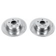 Power Stop 14-16 Mercedes-Benz E250 Rear Evolution Drilled & Slotted Rotors - Pair Hot on Sale