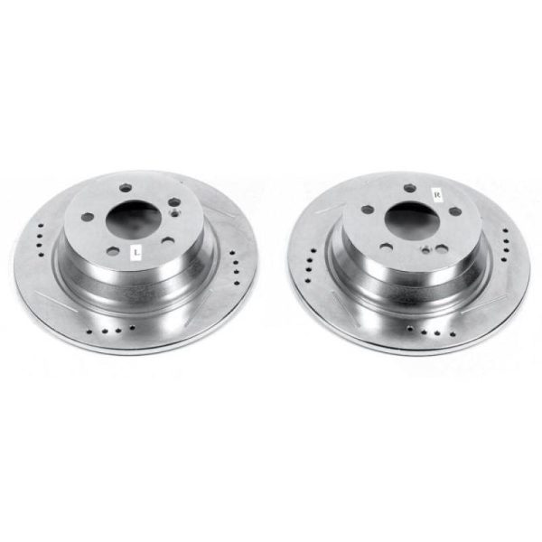 Power Stop 14-16 Mercedes-Benz E250 Rear Evolution Drilled & Slotted Rotors - Pair Hot on Sale