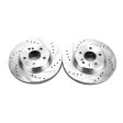 Power Stop 05-06 Chrysler Crossfire Rear Evolution Drilled & Slotted Rotors - Pair Hot on Sale