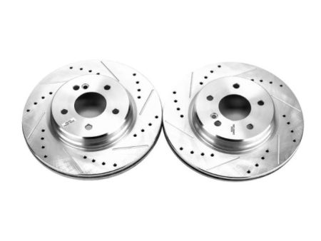 Power Stop 05-06 Chrysler Crossfire Rear Evolution Drilled & Slotted Rotors - Pair Hot on Sale