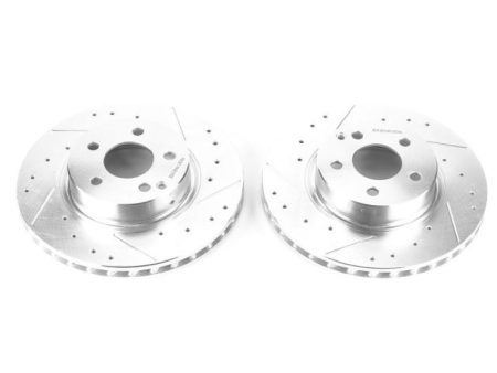 Power Stop 04-06 Mercedes-Benz E500 Front Evolution Drilled & Slotted Rotors - Pair Supply