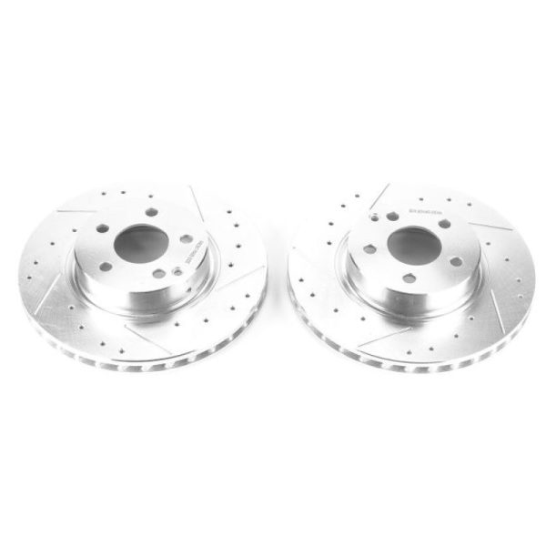 Power Stop 04-06 Mercedes-Benz E500 Front Evolution Drilled & Slotted Rotors - Pair Supply