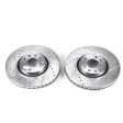 Power Stop 06-11 Saab 9-3 Front Evolution Drilled & Slotted Rotors - Pair Sale