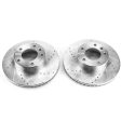 Power Stop 13-14 Mercedes-Benz G63 AMG Front Evolution Drilled & Slotted Rotors - Pair Supply