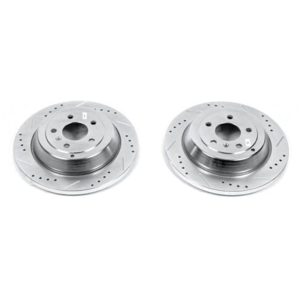 Power Stop 07-09 Mercedes-Benz ML320 Rear Evolution Drilled & Slotted Rotors - Pair Online now