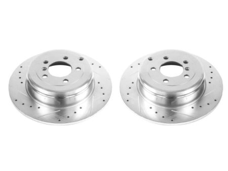 Power Stop 03-05 Land Rover Range Rover Rear Evolution Drilled & Slotted Rotors - Pair Online Hot Sale