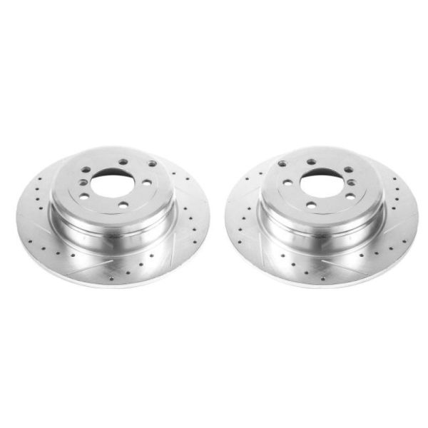 Power Stop 03-05 Land Rover Range Rover Rear Evolution Drilled & Slotted Rotors - Pair Online Hot Sale