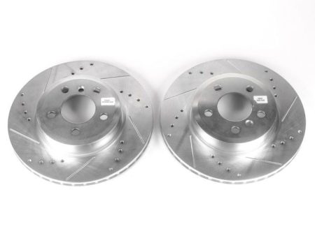 Power Stop 04-10 BMW X3 Front Evolution Drilled & Slotted Rotors - Pair Online Sale