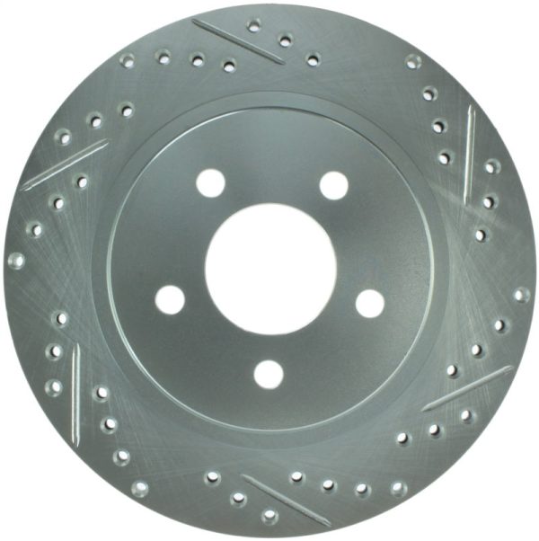 StopTech Select Sport 05-10 Ford Mustang GT Slotted and Drilled Rear Left Rotor Discount